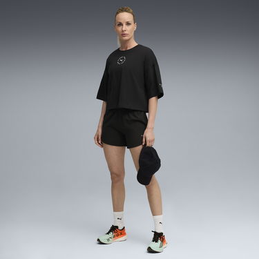 Crop top Puma PUMA x HYROX Cropped Lifestyle T-Shirt Sort | 527639_01, 2