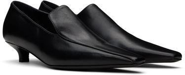 Sneakers og sko TOTEME Leather Kitten Heel Pumps Sort | 251-WAS4692-LE0104, 3