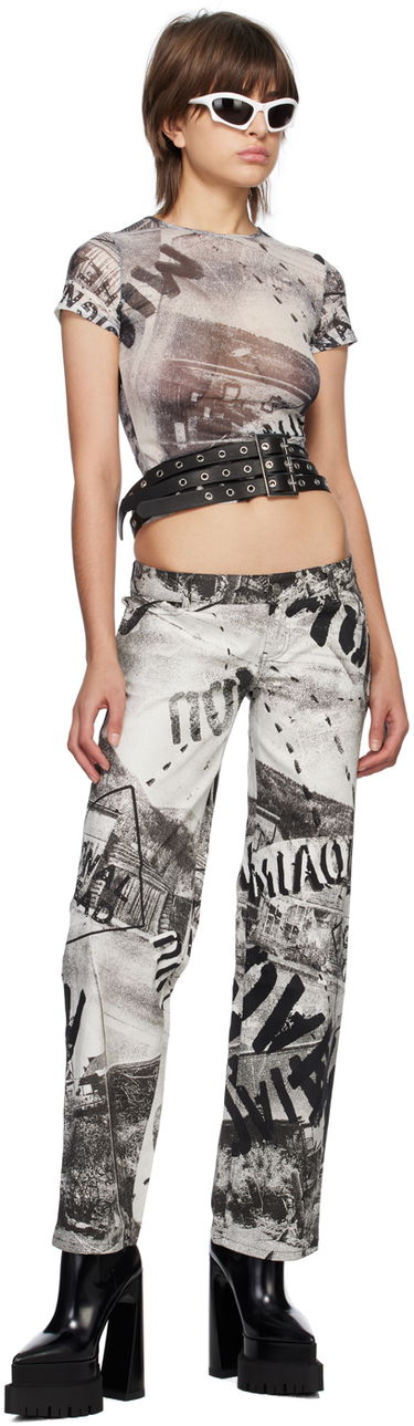 Jeans Miaou Miaou Atlas Printed Trousers Flerfarvet | 1023SCEYR, 3