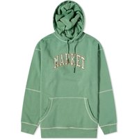 Sweatshirt MARKET Triple Stitch Pullover Hoodie Grøn | 397000507-GRN, 1