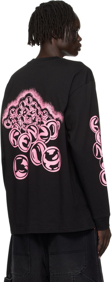 T-shirt KENZO Kenzo Paris 'KENZO Pachinko' Relax Fit Long Sleeve Tee Sort | FF65TL3524SG, 2
