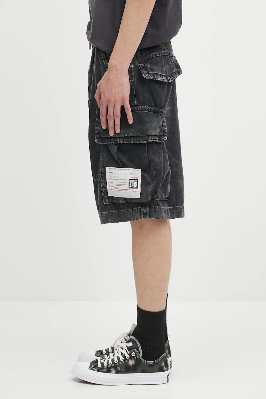Shorts Maison MIHARA YASUHIRO Maison MIHARA YASUHIRO Amateur Sewn Cargo Shorts Sort | A14PT054, 1
