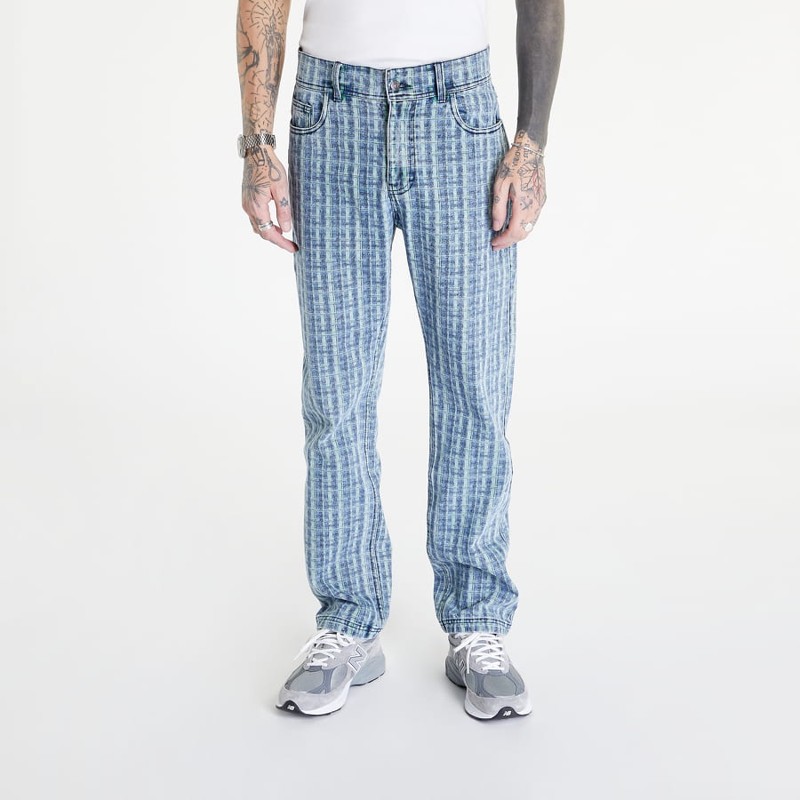 Bukser Pleasures Jeans Dallas Denim Pant Blå | P22F009 GREEN, 0
