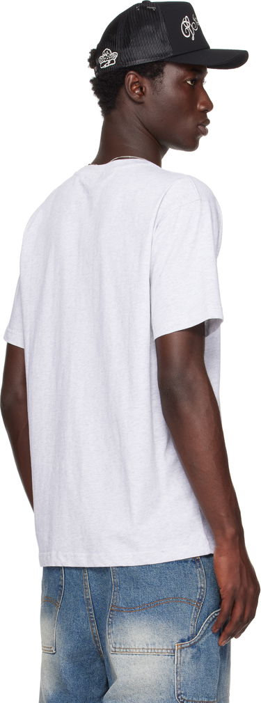 T-shirt Dime Dime Cursive Small Logo T-Shirt Grå | DIMESU2539ASH, 2