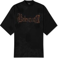 T-shirt Balenciaga Metal Sort | 744439-TOVE1-1055, 1