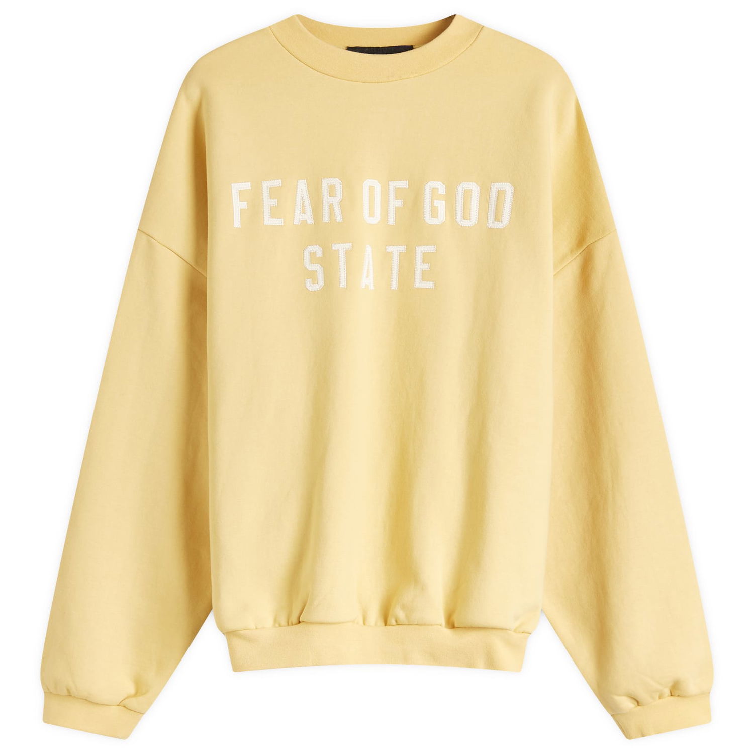 Sweatshirt Fear of God Heavy Fleece Crew Sweat Gul | 192BT246233F, 0
