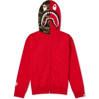 Sweatshirt BAPE Shark Full Zip Hoodie Rød | 001ZPJ801012M-RED, 1