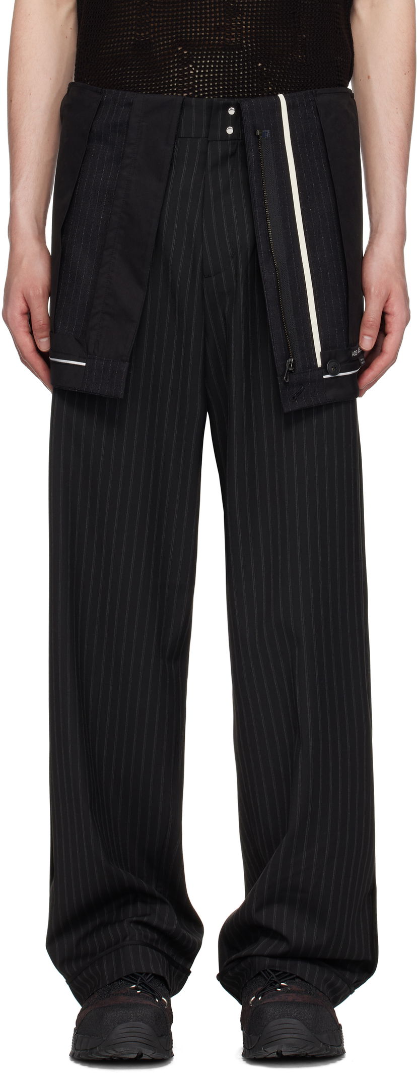 Bukser Andersson Bell Inside Out Stripe Trousers Sort | apa813m
