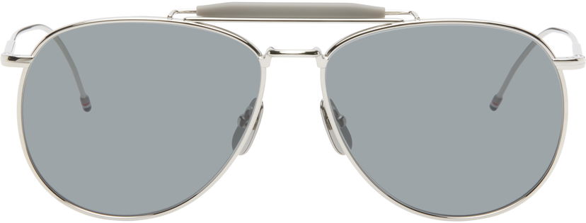 Solbriller Thom Browne Aviator Sunglasses Grå | UES015A-G0001