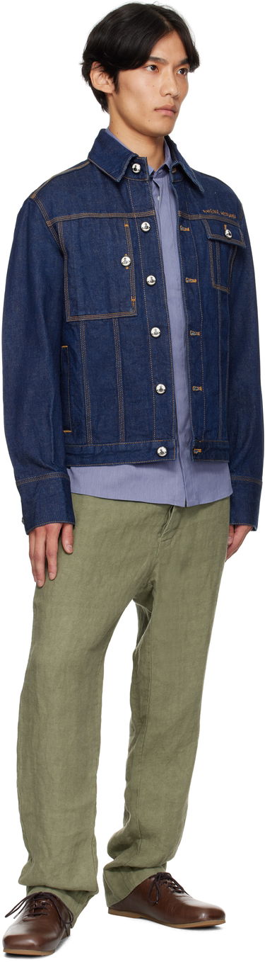 Jakke Vivienne Westwood Vivienne Westwood Worker Denim Jacket Blå | 2801000I-W0163-, 3