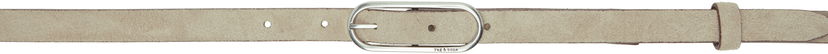 Bælter rag & bone Rag & Bone Baby Rounded Suede Belt Beige | WJW25SB1081SU81