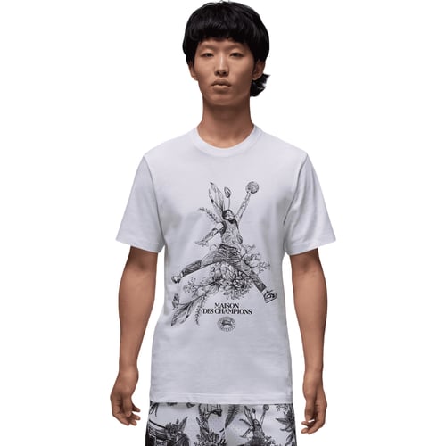T-shirt Jordan JUMPMAN DRI-FIT CREWNECK Hvid | FZ1928-100