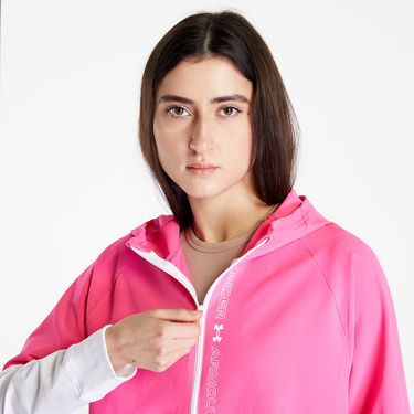 Vindjakke Under Armour Woven FZ Jacket Lyserød | 1369889-695, 2