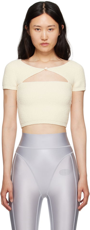 Crop top Alexander Wang Cutout T-Shirt by alexanderwang.t Hvid | 4KC3231035, 0