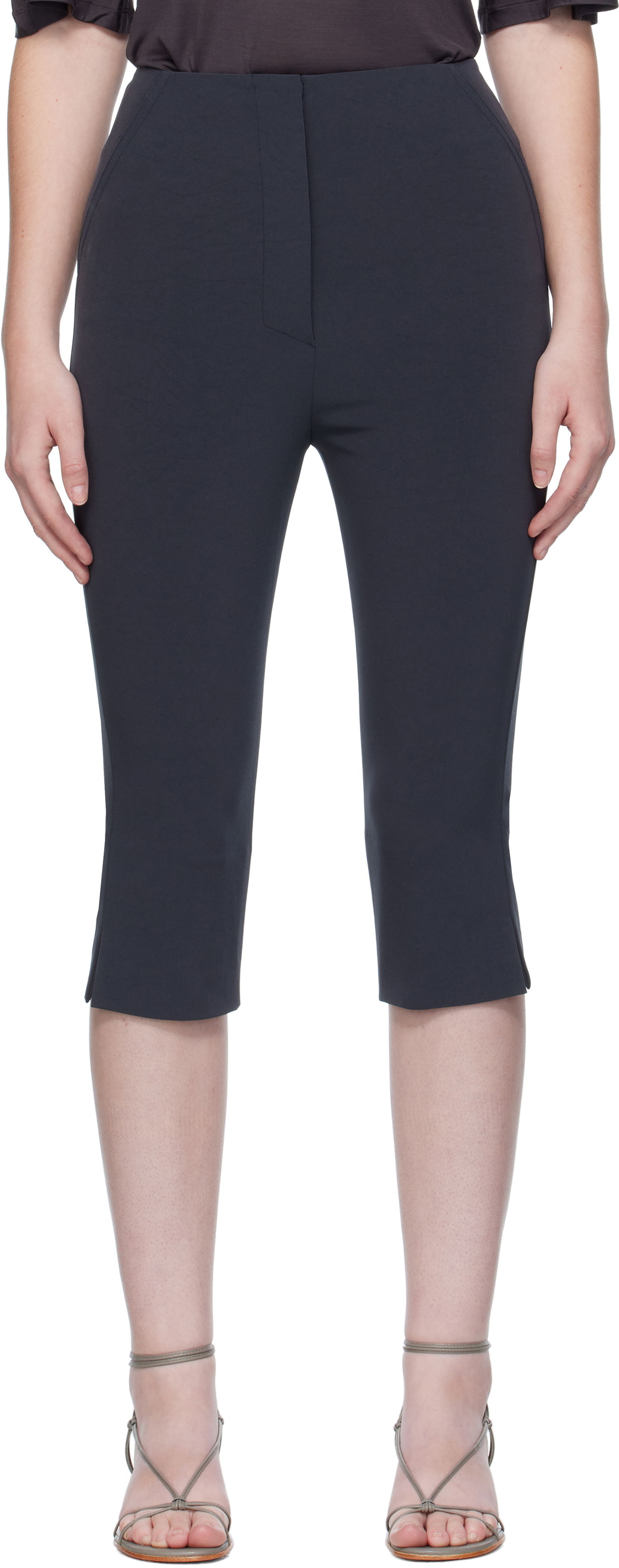 Shorts Nanushka Nanushka Saoirse Capri Shorts Mørkeblå | NW25PFPA15855, 0