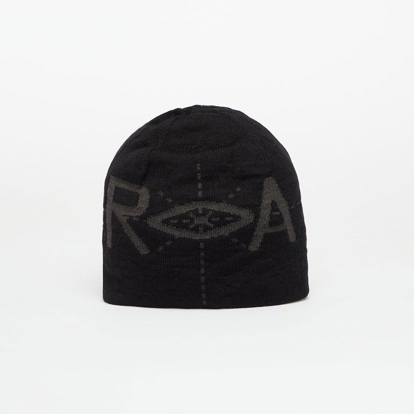Beanie ROA ROA Dial Wool Beanie Sort | RBUW2104YA17 BLK0001