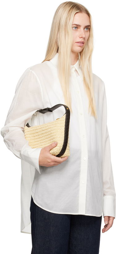Skjorte TOTEME Women's Droptail Shirt Hvid | 243-WRT2522-FB0238, 1