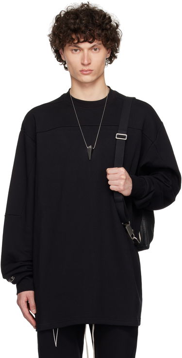 Sweatshirt Rick Owens Rick Owens Champion Edition Girdered Sweatshirt Sort | CM01E1671 CHFE FELPA, 0