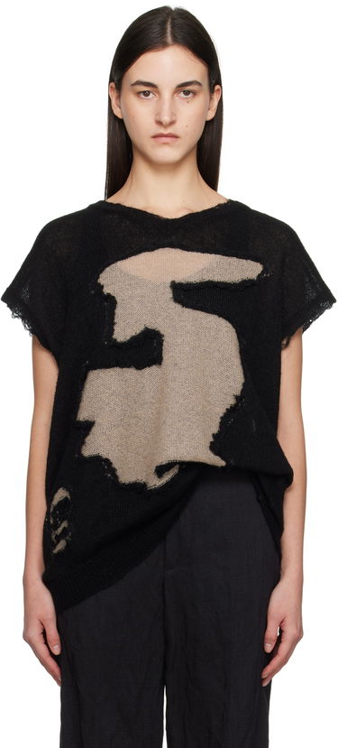 Sweater Maison Margiela MM6 Maison Margiela Abstract Distressed Knit Top Sort | S52HN0008 M13088, 0