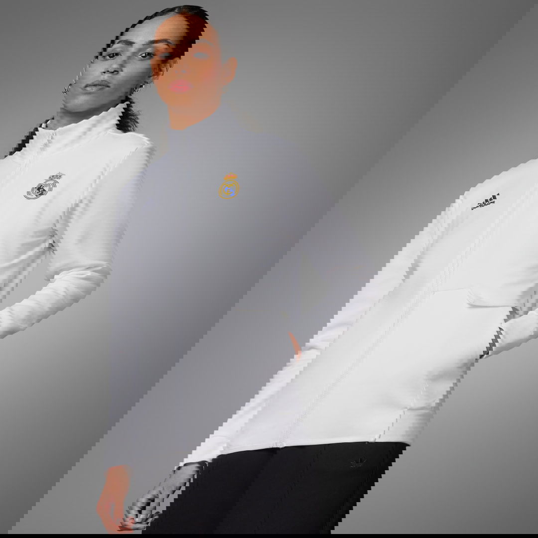 Vindjakke adidas Originals Real Madrid Anthem Hvid | HY0634, 1