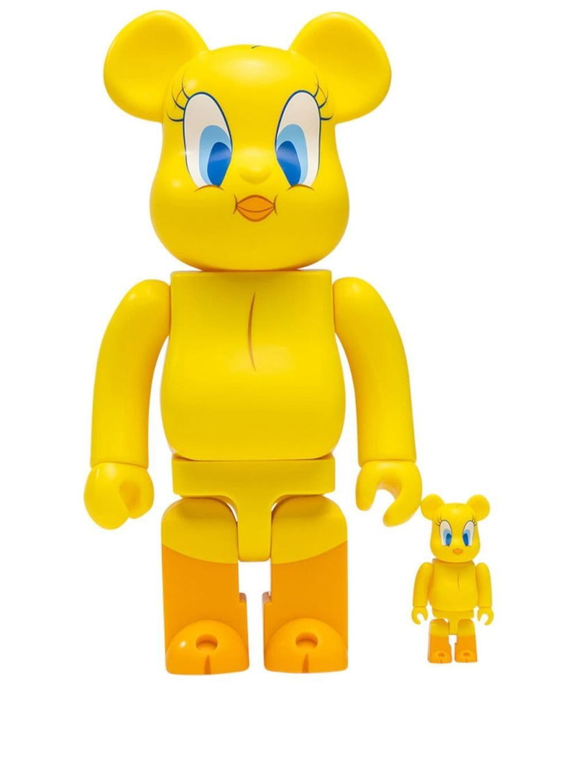 Collectible Medicom Toy Warner Bros BE@RBRICK Tweety 100% and 400% figure set - Yellow Gul | MEDI004318599973