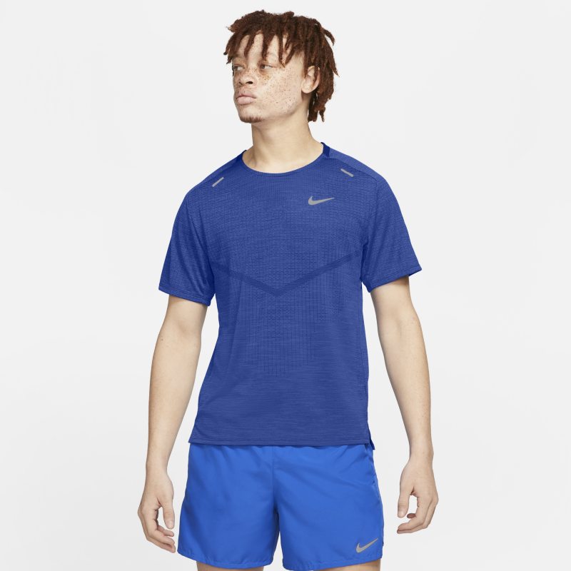 T-shirt Nike Dri-FIT ADV Techknit Ultra Short-Sleeve Running Top Blå | CZ9046-451, 0