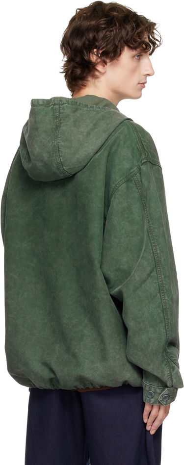 Jakke JW Anderson JW Anderson Garment-Dyed Anorak Jacket Grøn | JK0397-PG1600, 2
