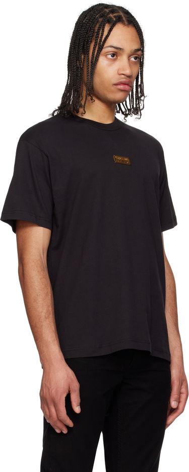 T-shirt Versace Versace Jeans Couture Logo T-Shirt Sort | E78GAHT08_ECJ00T, 1