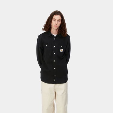 Skjorte Carhartt WIP L/S Clink Shirt Sort | I032830_89_01, 1