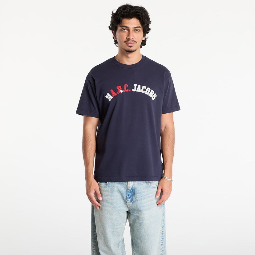 T-shirt A.P.C. A.P.C. x Marc Jacobs Boxy Fit Tee Mørkeblå | COHKS-H26554 IAK