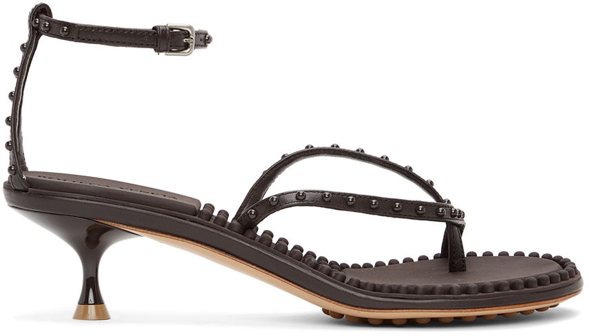 Sneakers og sko Bottega Veneta Lagoon Bubble Low Sandals "Brown" Brun | 659006 V0U50, 0