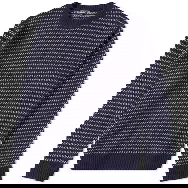 Sweater Patagonia Recycled Wool Crewneck Mørkeblå | 50655-CNY, 0