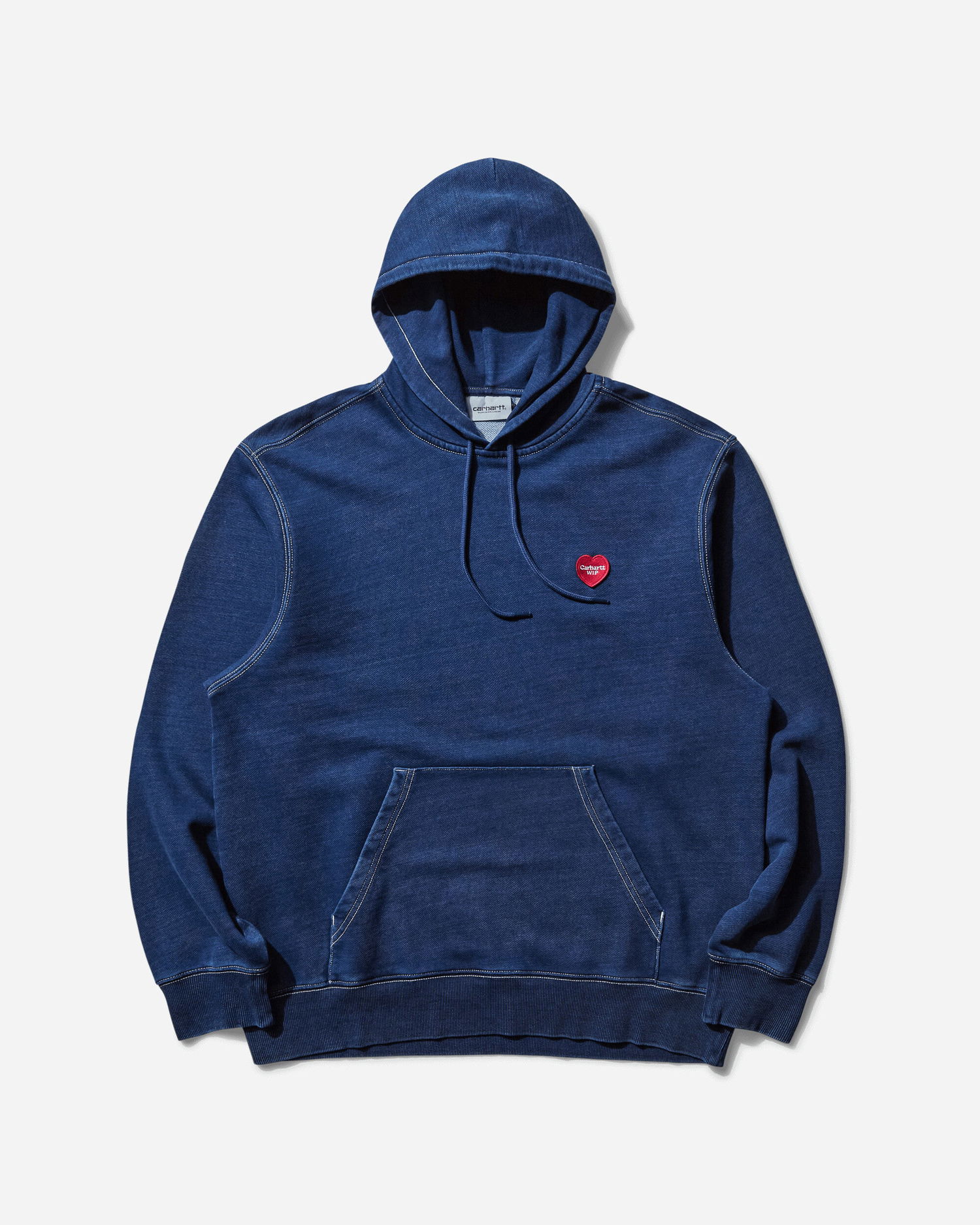 Sweatshirt Carhartt WIP Hooded Ingo Sweatshirt Blå | I034498 E4GD, 0
