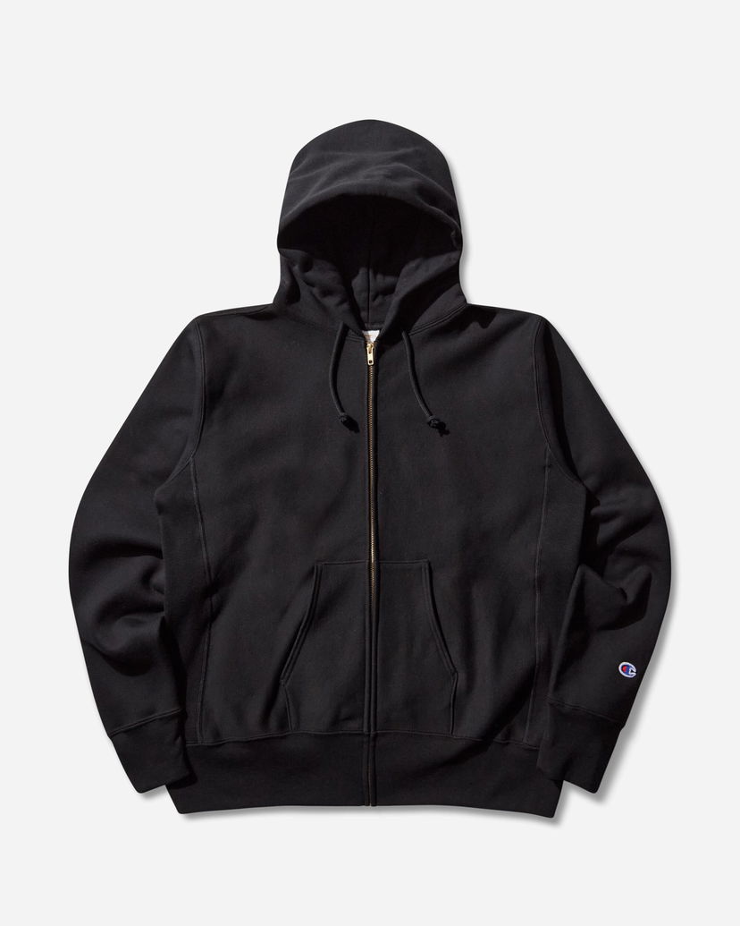 Sweatshirt Champion Made in USA Reverse Weave Zipped Hoodie Sort | 221583 X090