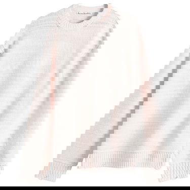 Sweater Acne Studios Men's Distressed Hem Slub Knit Sweater, Size Small, by Acne Studios Lyserød | B60361-DR5, 1