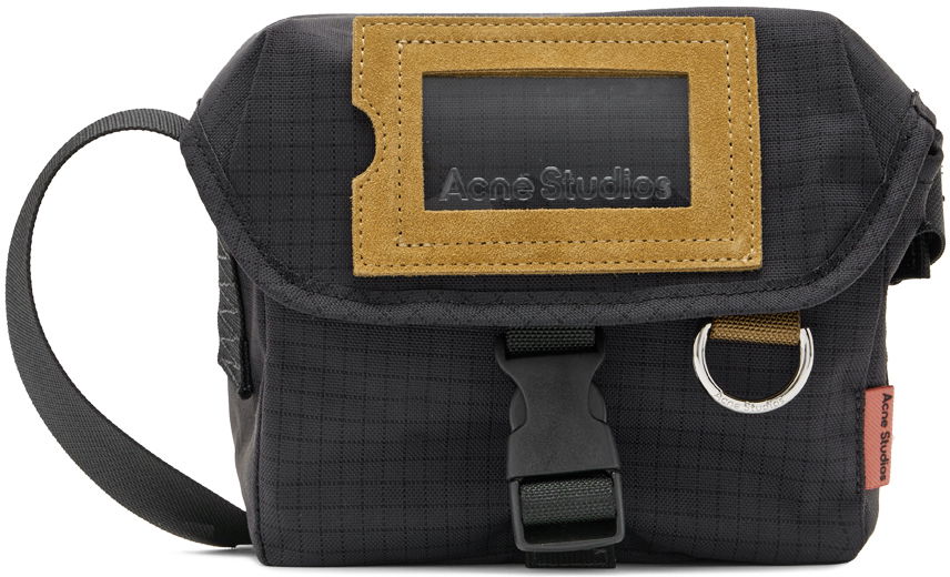 Taljetaske Acne Studios Mini Messenger Bag Sort | C10140-, 0