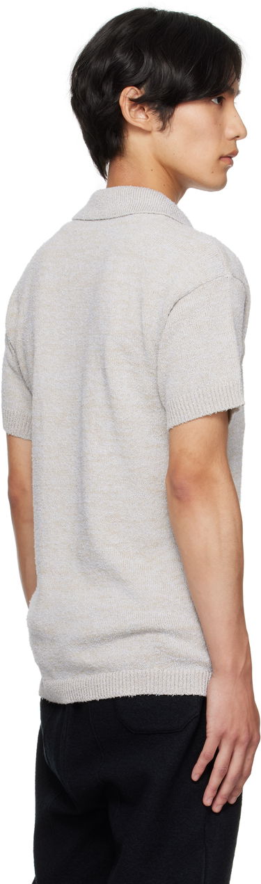 Polo skjorte Maison Margiela Maison Margiela Patch Pocket Knit Polo Beige | S50GL0062 M13152, 2