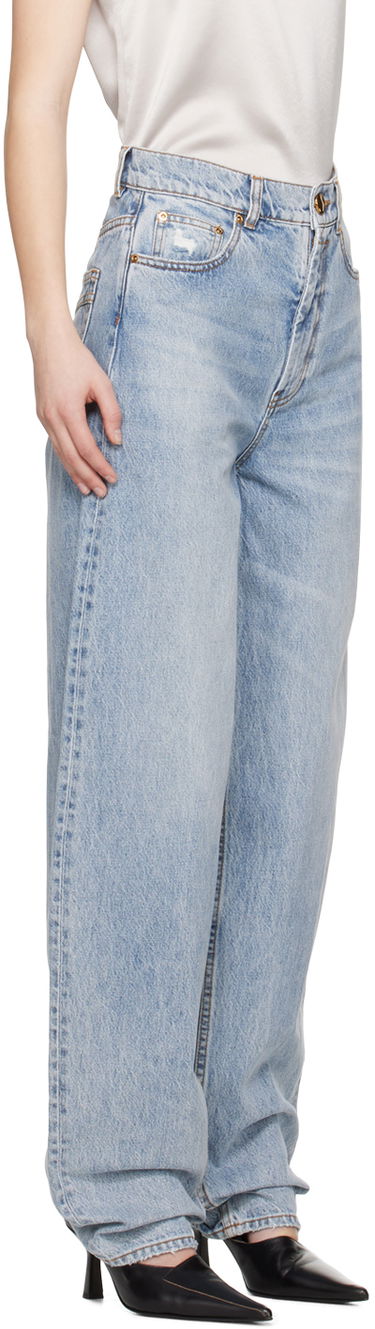 Jeans ZIMMERMANN Zimmermann Natura Oversize Barrel Jeans Blå | 9212PS241, 1