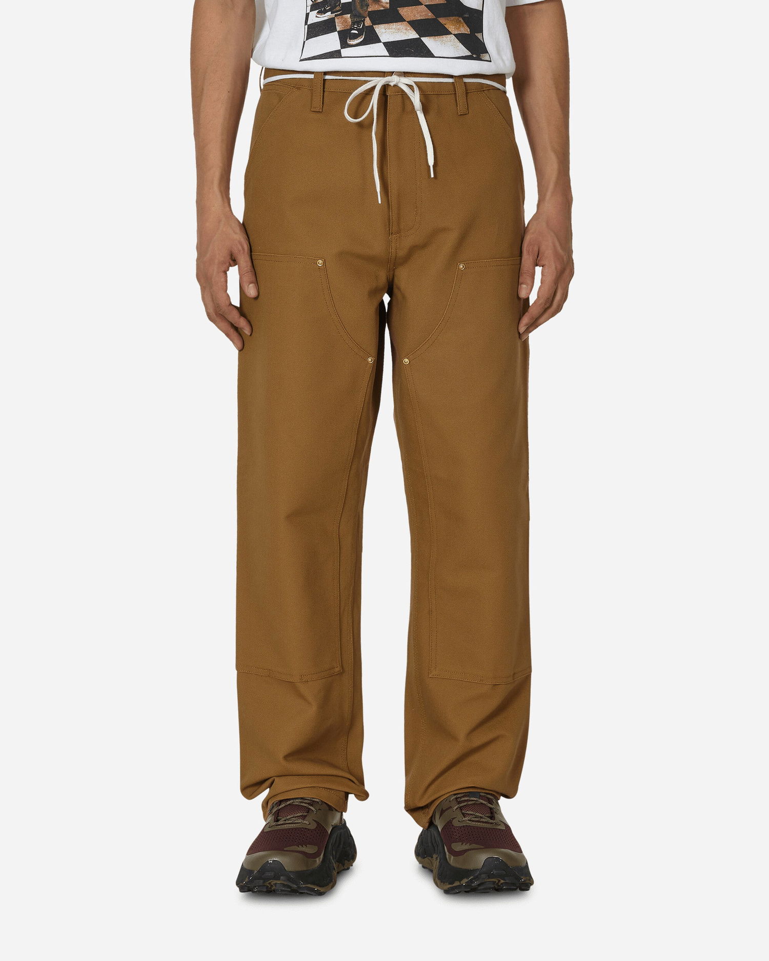 Bukser Carhartt WIP Double Knee Pants Brun | I031501 HZ01, 0