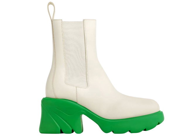 Sneakers og sko Bottega Veneta Flash Shearling Ankle Boot Hvid | 716245V1BN19168, 0