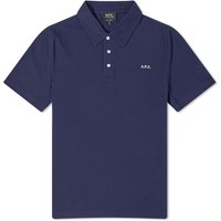 Polo skjorte A.P.C. Carter Logo Polo Tee Mørkeblå | COGWZ-H26342-IAK, 1