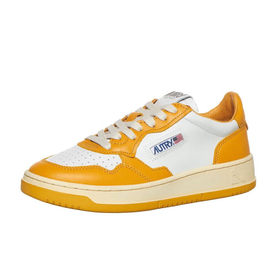 Sneakers og sko Autry Medalist Low Orange | AULWWB12, 1