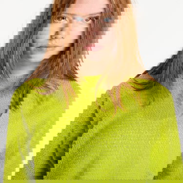 Sweater Satisfy Satisfy FuzzFleece AD Long Tee Grøn | 11067-GG, 2