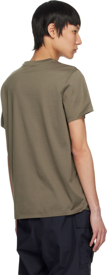 T-shirt Moncler Moncler Double Logo Patch Cotton T-Shirt Grøn | K10918C000768390Y, 2