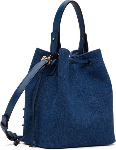 Håndtaske Versace Versace 'La Medusa' Denim Bucket Bag Blå | 1018297_1A04287_1UC7V, 2