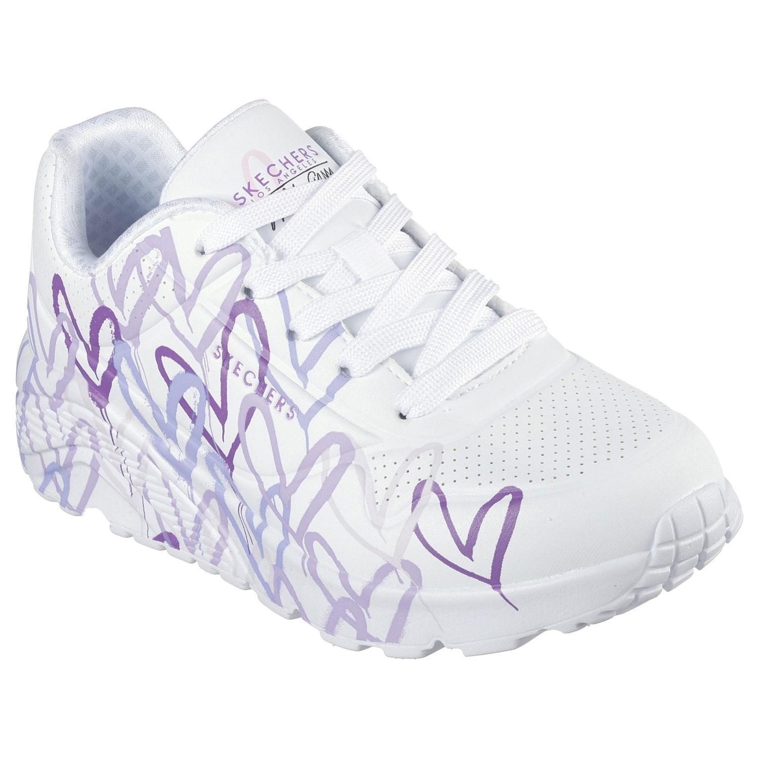 Sneakers og sko Skechers Uno Lite Spread Hvid | 314064L-WLPR, 1