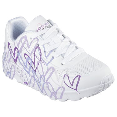 Sneakers og sko Skechers Uno Lite Spread Hvid | 314064L-WLPR, 1