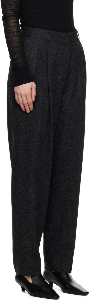 Bukser TOTEME TOTEME Double-Pleated Tailored Trousers Grå | 251-WRB847-FB0024, 1