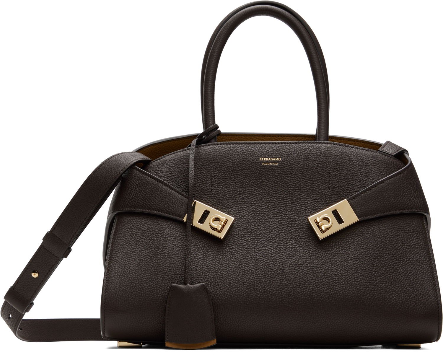 Mulepose FERRAGAMO Small Tote Bag Brun | 777524, 0