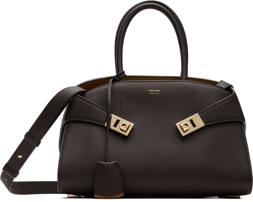 Mulepose FERRAGAMO Small Tote Bag Brun | 777524